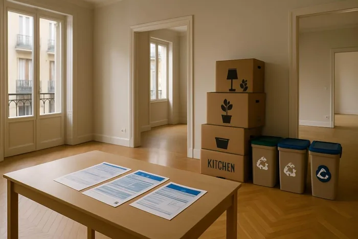 Vivienda vaciada y limpia en Madrid